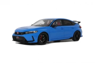 HONDA CIVIC TYPE R RACING/BOOST BLUE PEARL 2022 OttO mobile 1:18 Resinemodell (Türen, Motorhaube... nicht zu öffnen!)